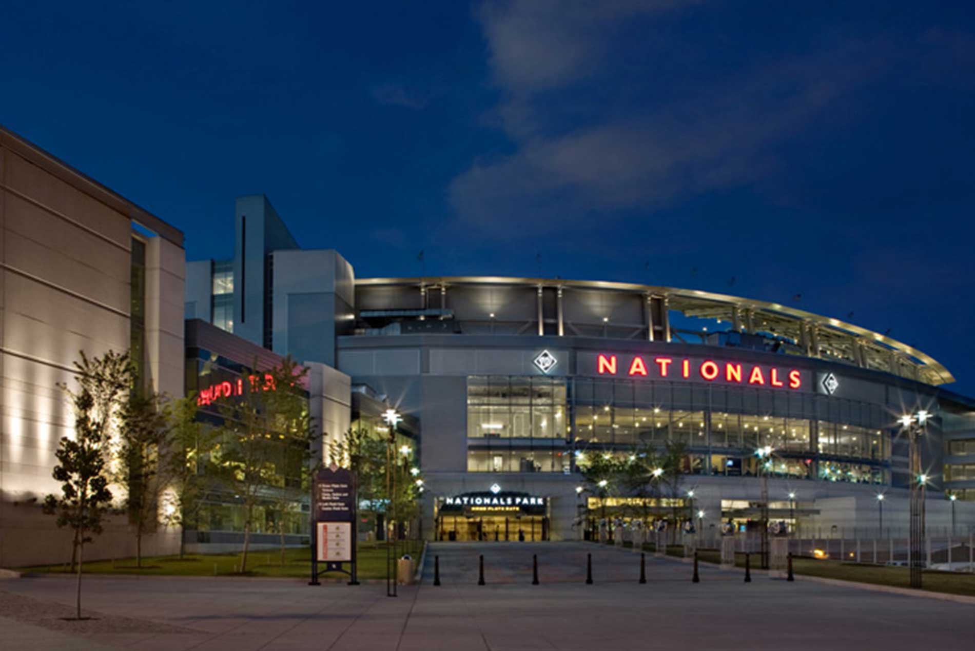 View of beautiful Nationals Park, home of the Washington Nationals