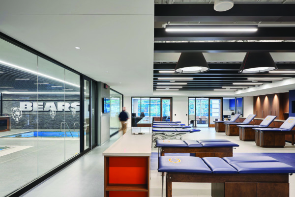 NFL's Chicago Bears Unveil HOK-Designed Expansion To Halas Hall - HOK