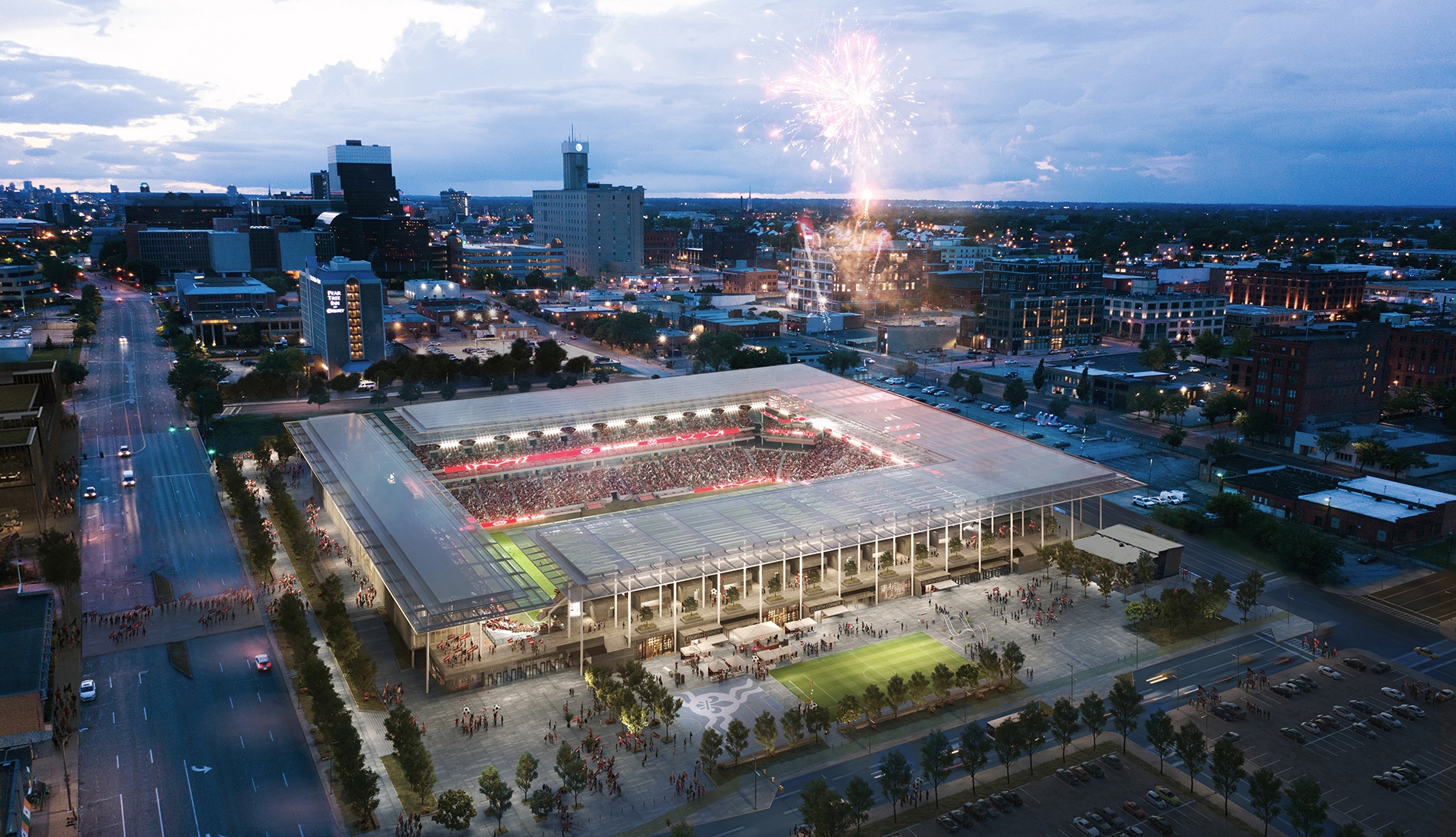 Successful Debut for St. Louis CITY SC's CITYPARK Major League Soccer  Stadium - HOK