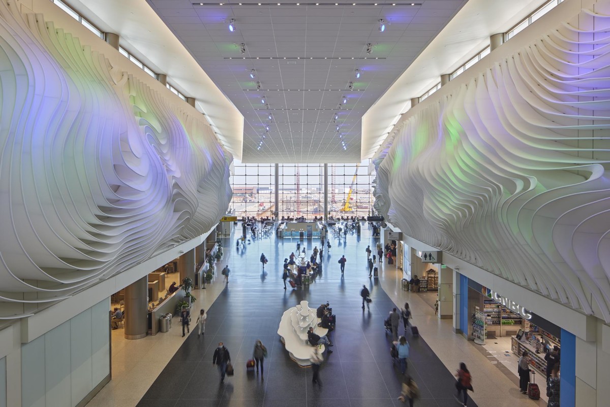 Salt Lake City International Airport Passenger Terminal HOK   SLC PhotoByBruceDamonte 15 1200x802 