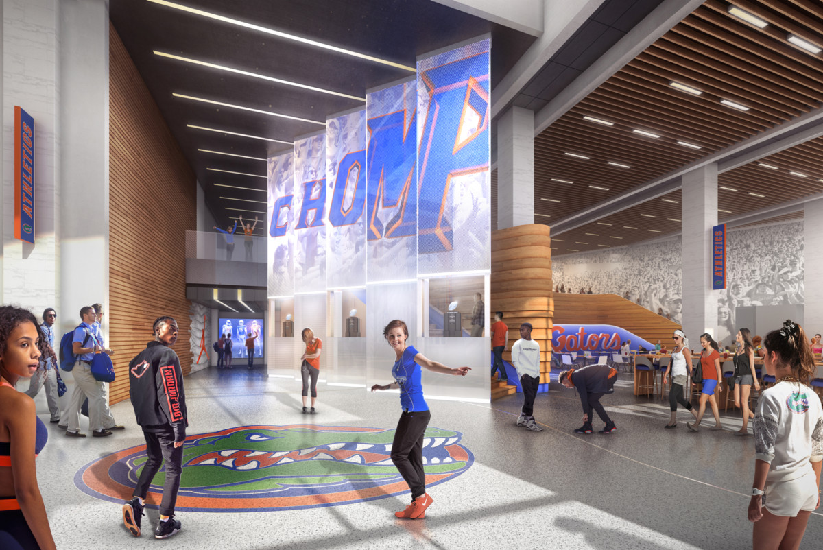 University of Florida Unveils New Football Training Center HOK