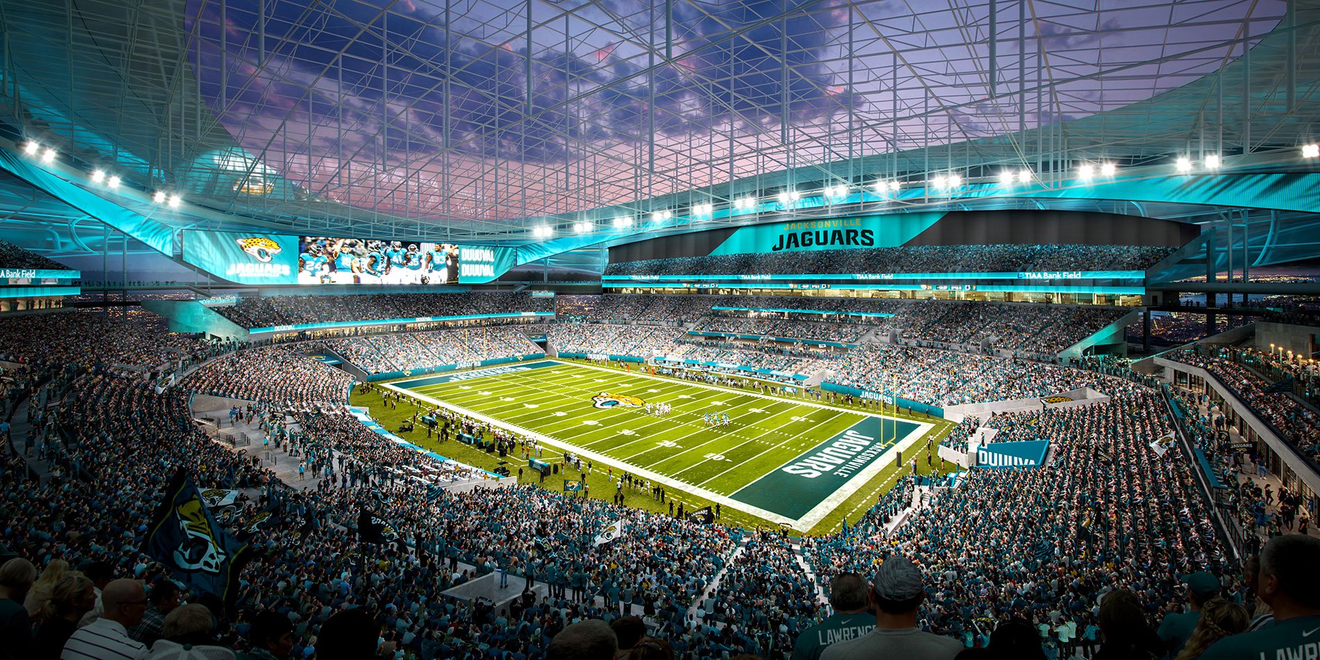 Jacksonville Jaguars Unveil Plans for Stadium of the Future - HOK