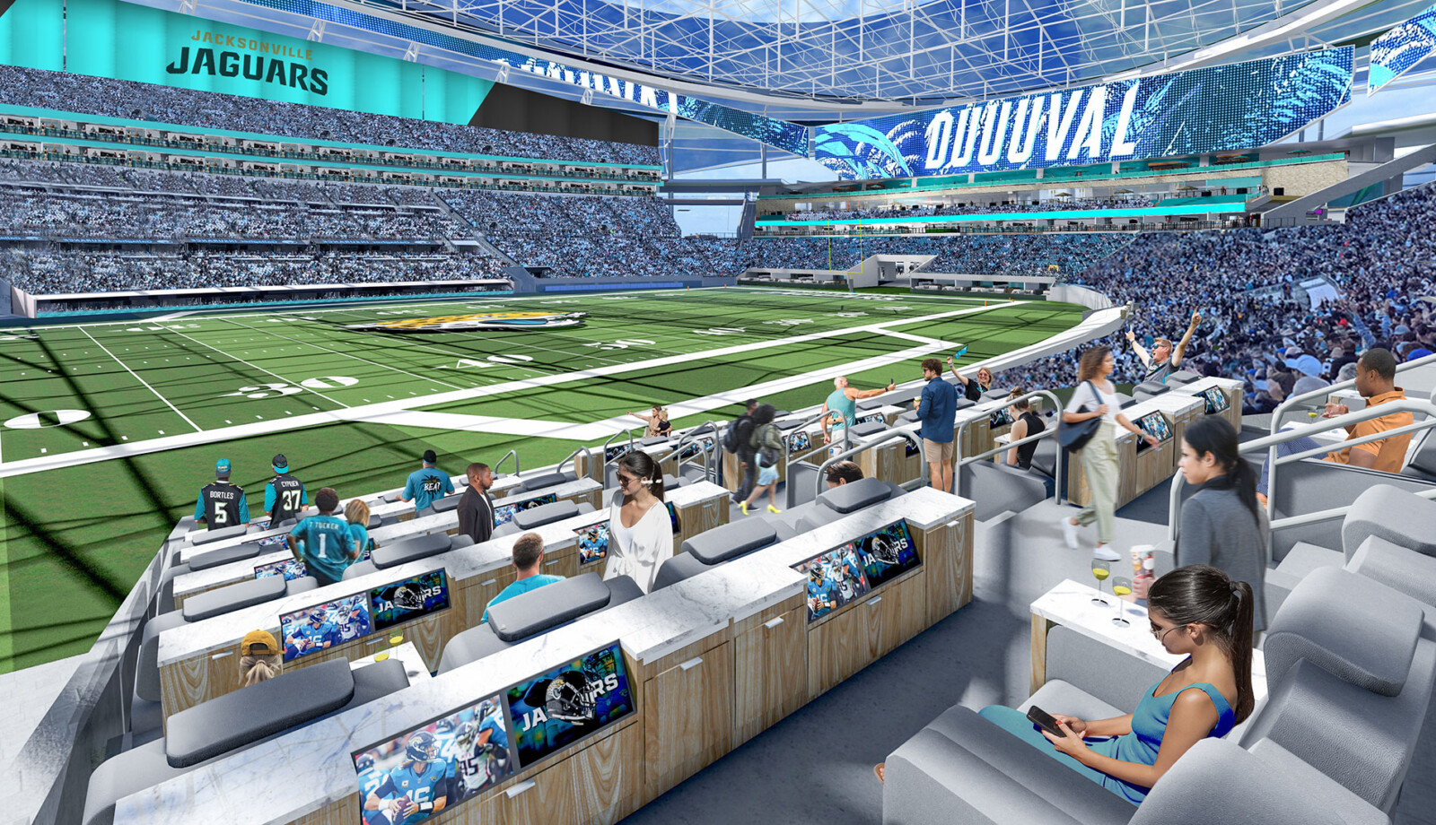 Jacksonville Jaguars Unveil Plans For Stadium Of The Future - HOK